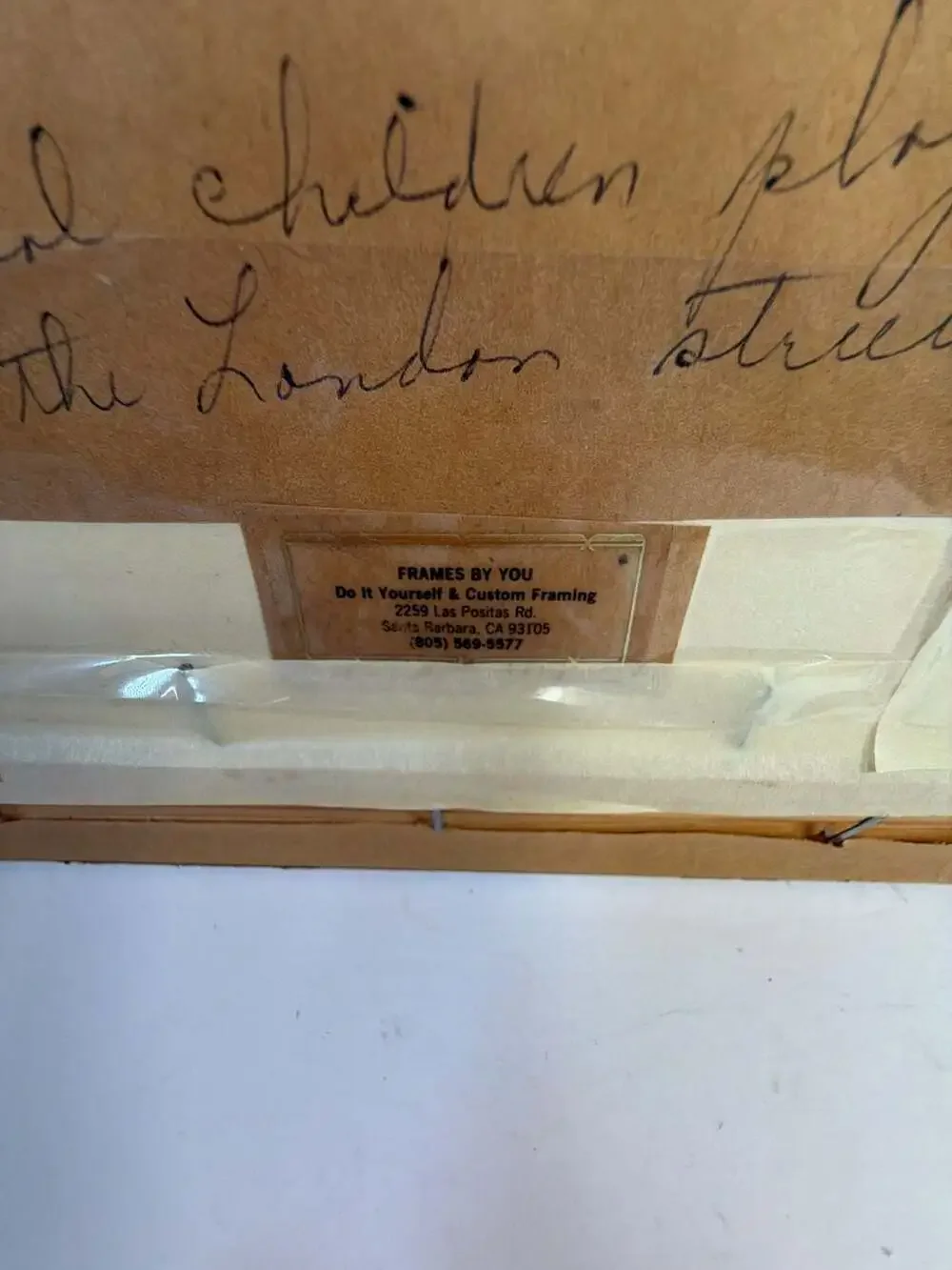 Vintage Handcrafted‎ Enamel Art tile from London
